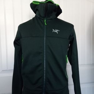 Arcteryx Men's Hoodie Green Size Medium, Full Zip